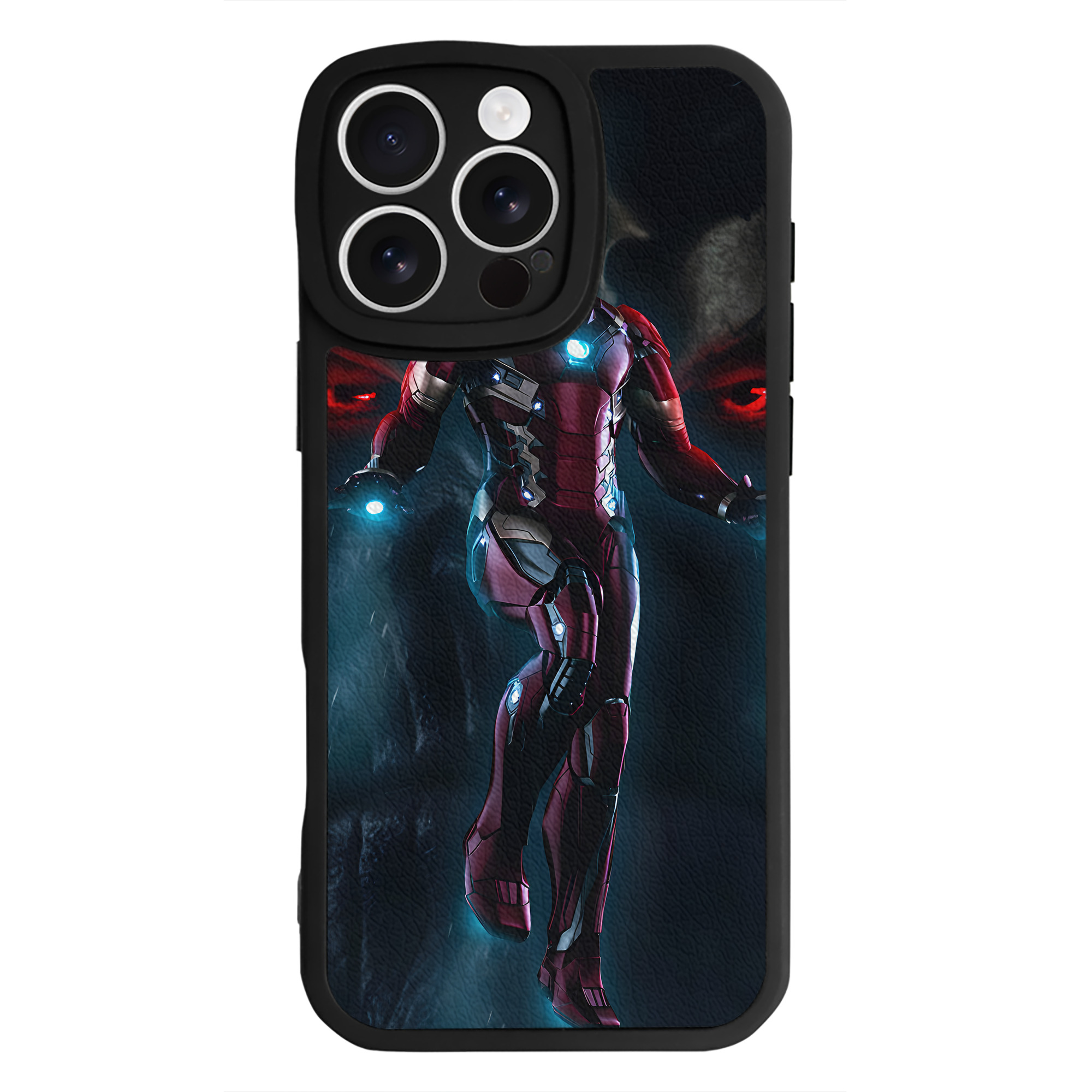 （画像用） アベンジャーズ The Avengers 【iPhone 16シリーズ対応】シリコンスマホケース（レザー調） 材質：シリコン